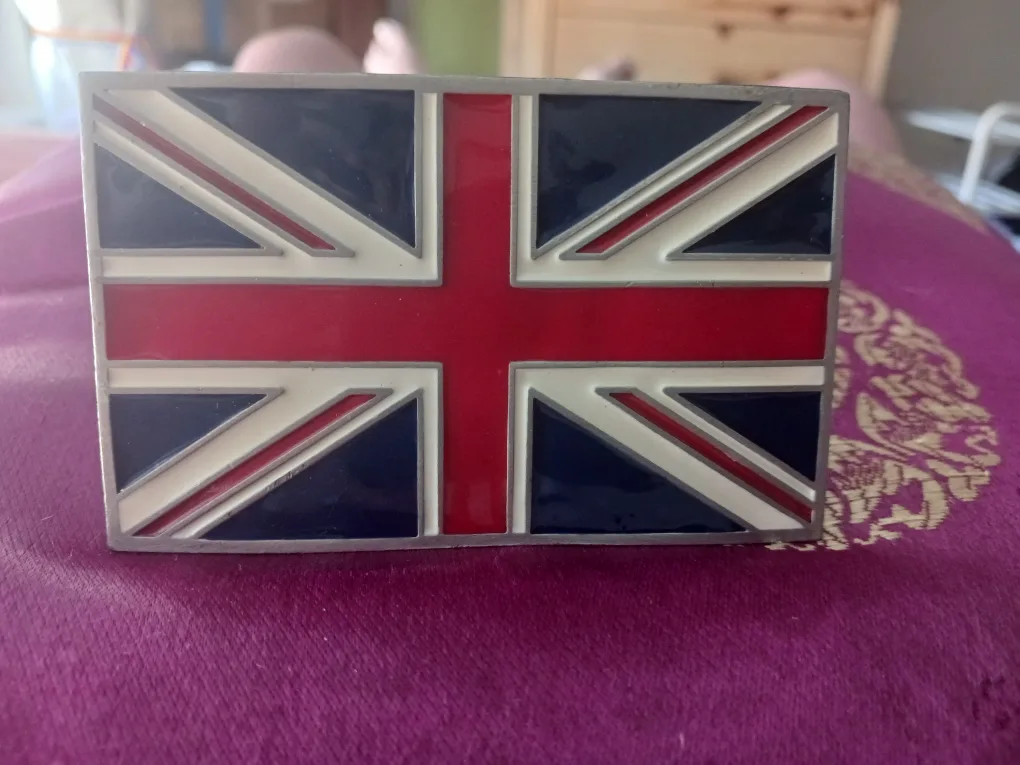 Union Jack Belt Buckle thumbnail