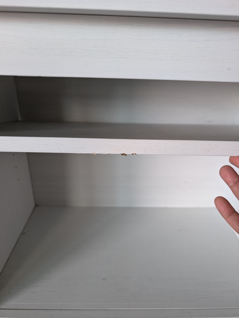 IKEA Brusali White TV Stand - photo 4
