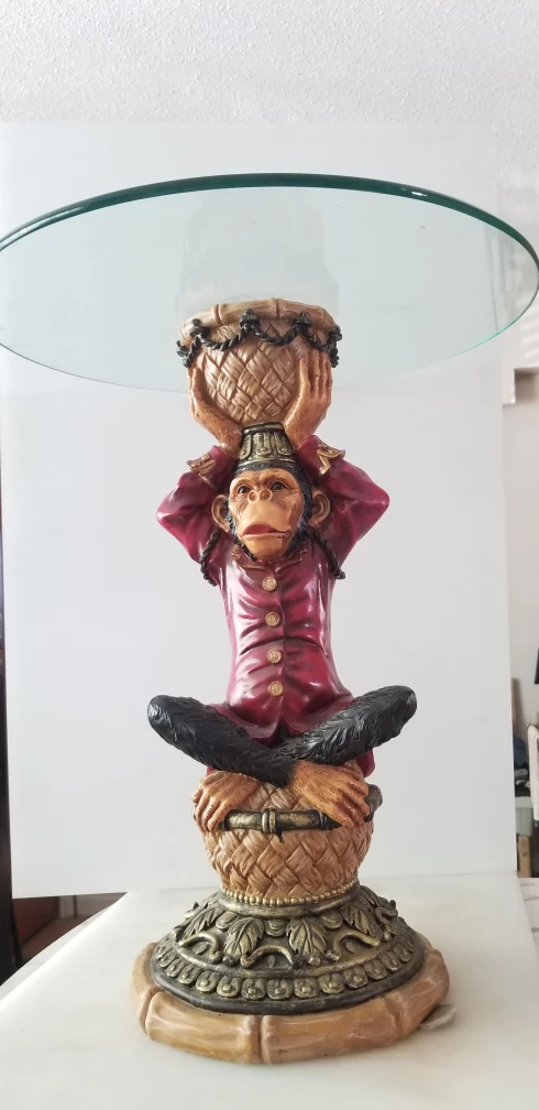 Funky Monkey glass top table - photo 2