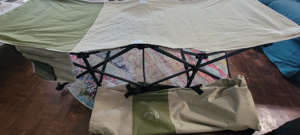 Hidden Wild Portable Folding Cot - Camping/Guest Bed