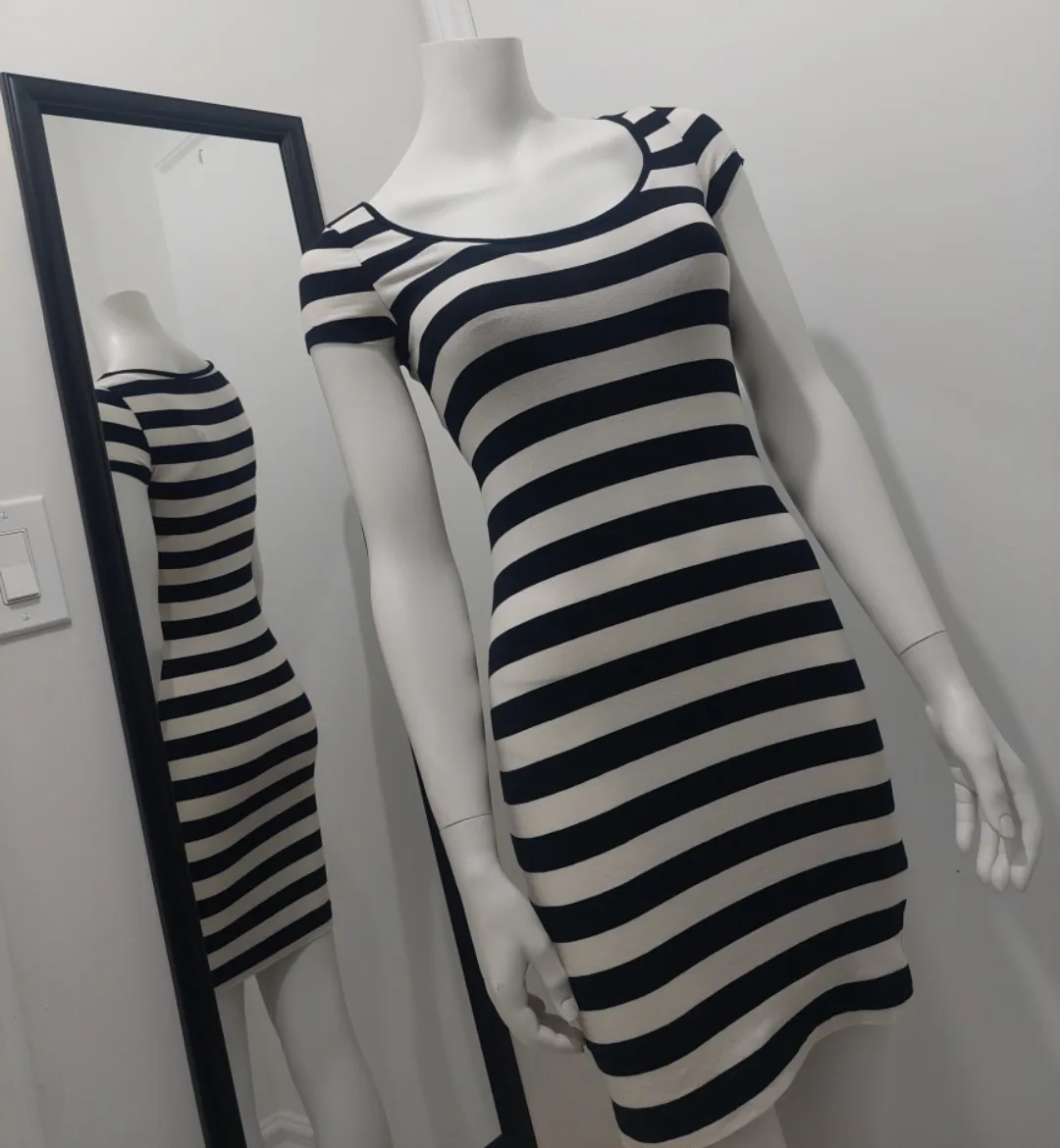 Striped Bodycon Dress thumbnail