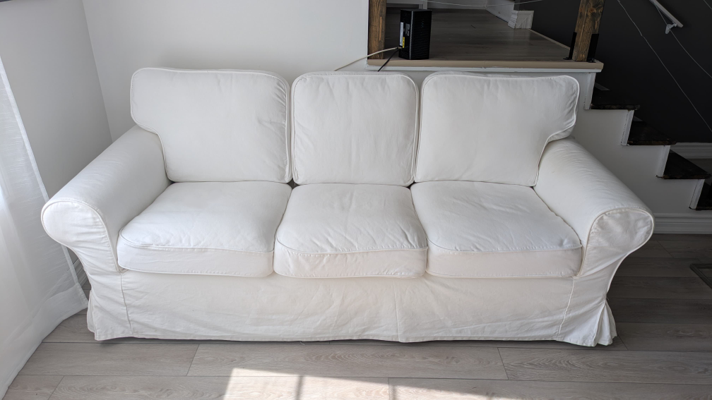 UPPLAND IKEA White 3-Seat Sofa