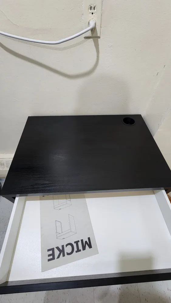 IKEA Desk - Black-Brown - 28 3/4" image indicator(2)