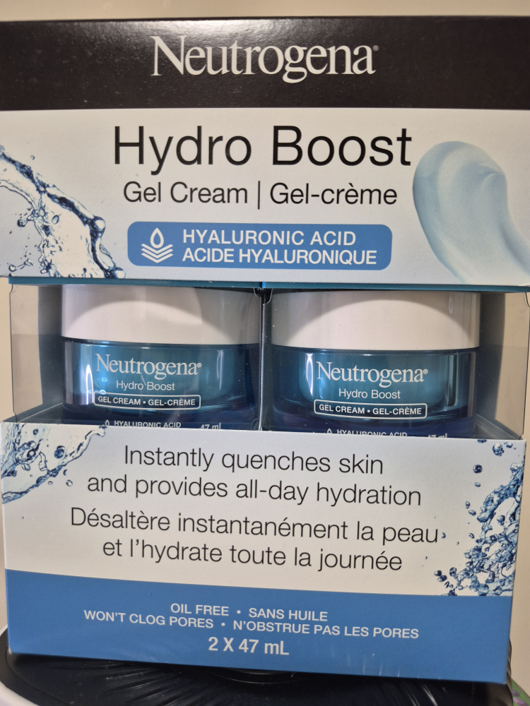New, sealed Neutrogena Hydro Boost Gel Cream 2x47mL