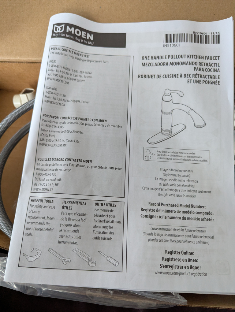 Moen Integra Chrome Kitchen Faucet - NEW - photo 3