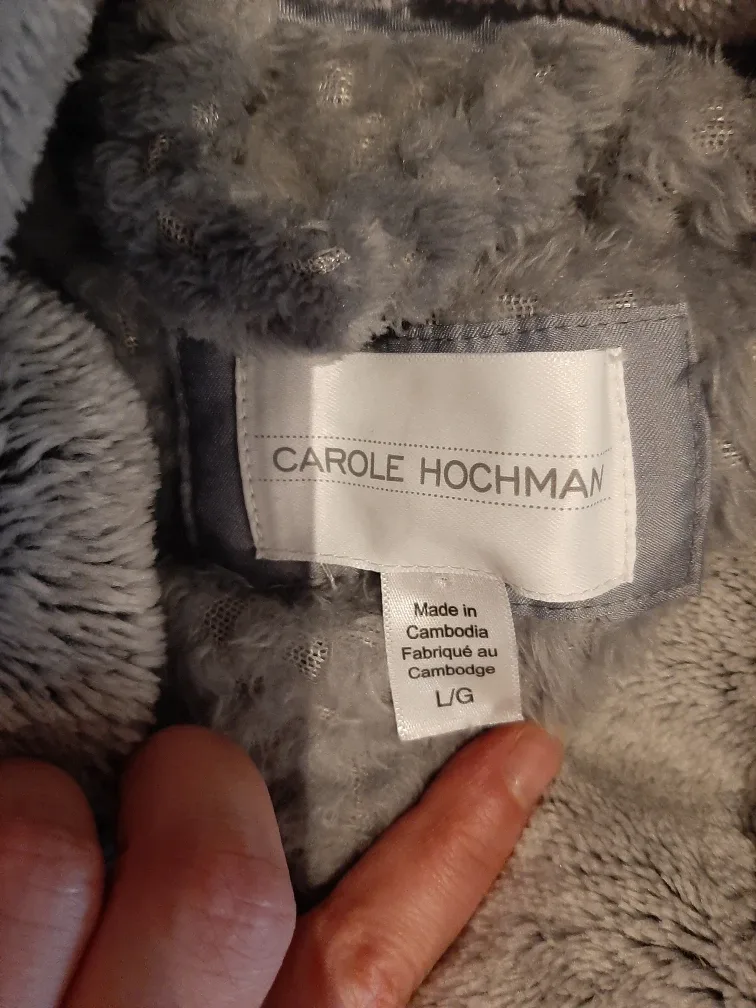 New Carole Hochman Ladies' Plush Wrap Robe - L/G image indicator(3)