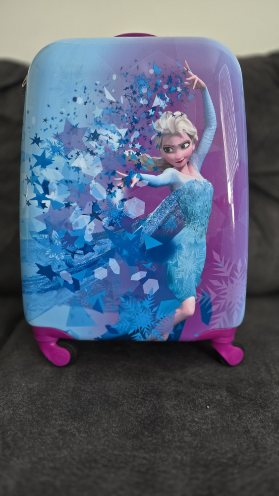 Disney Frozen Elsa Kids Rolling Suitcase