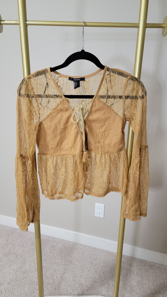 Forever 21 Lace Long Sleeve Top - photo 4