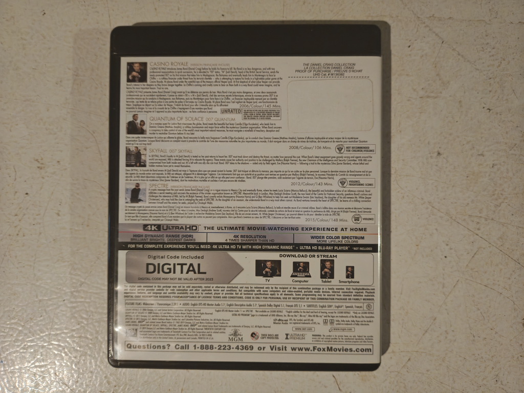 Daniel Craig Collection 4K Ultra HD Blu-Ray - photo 2