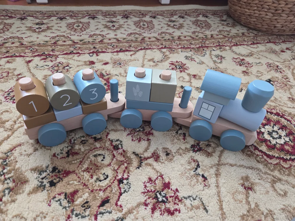 Wooden Number Train Toy thumbnail