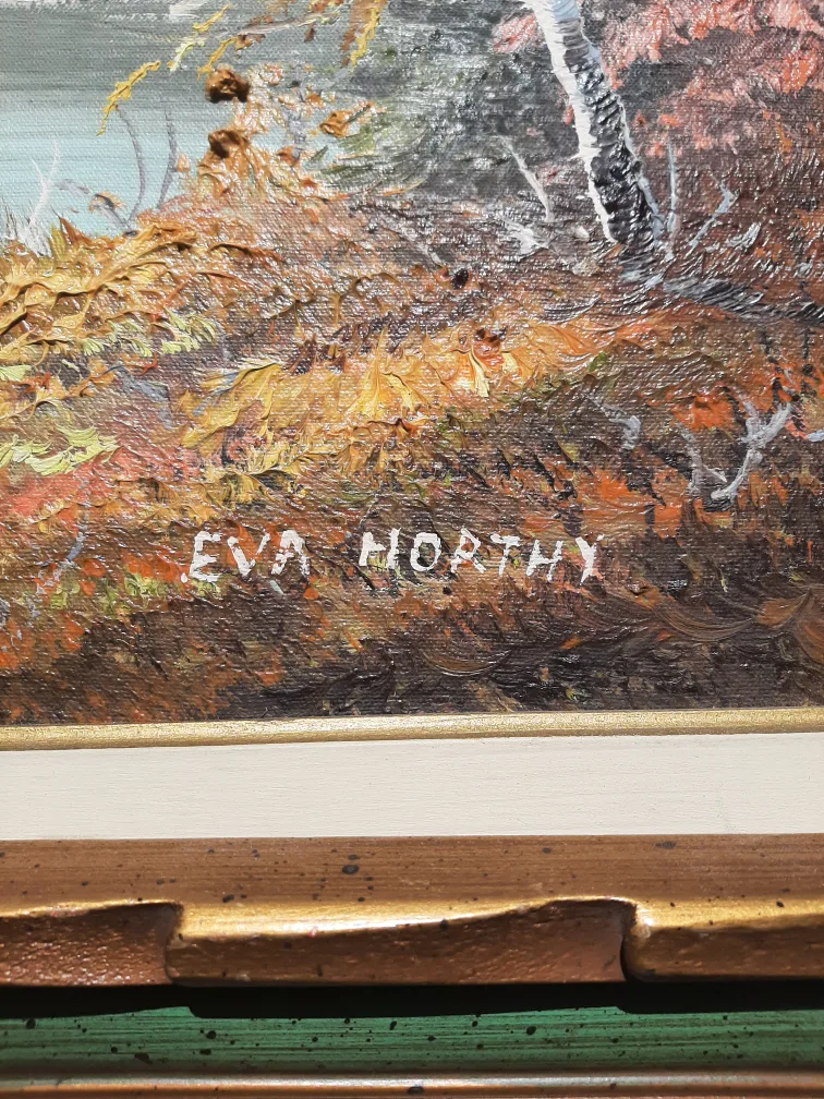 Eva Horthy Framed Landscape Painting image indicator(2)