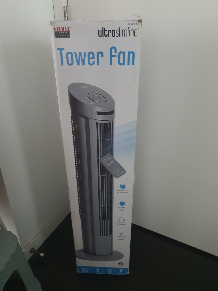 Seville Classics UltraSlimline Tower Fan - photo 5