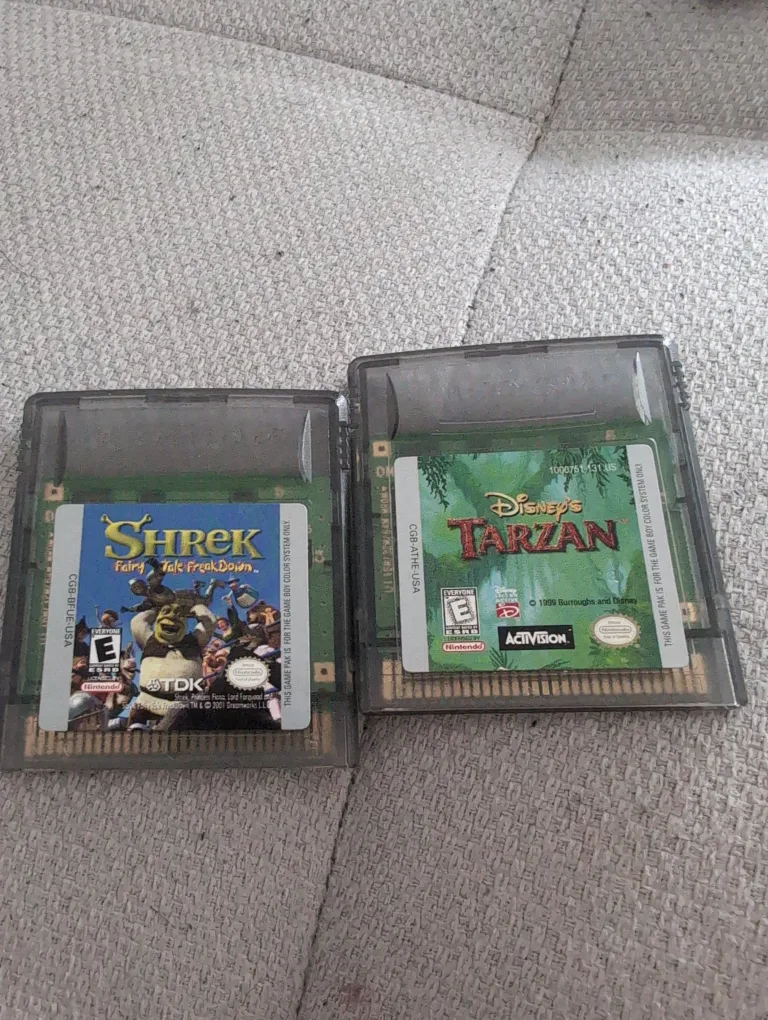Shrek & Tarzan Game Boy Color Games thumbnail