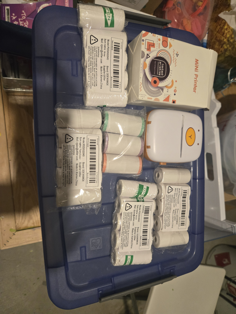 Mini Printer and Paper Bundle