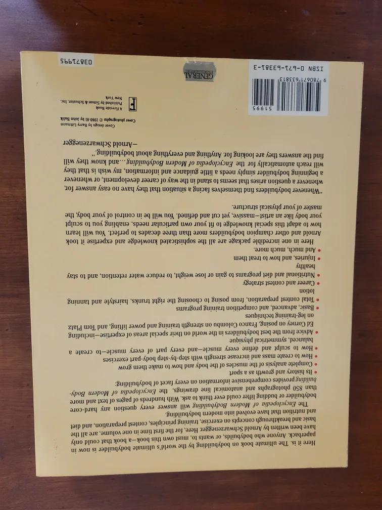 Arnold Schwarzenegger Encyclopedia of Modern Bodybuilding image indicator(3)