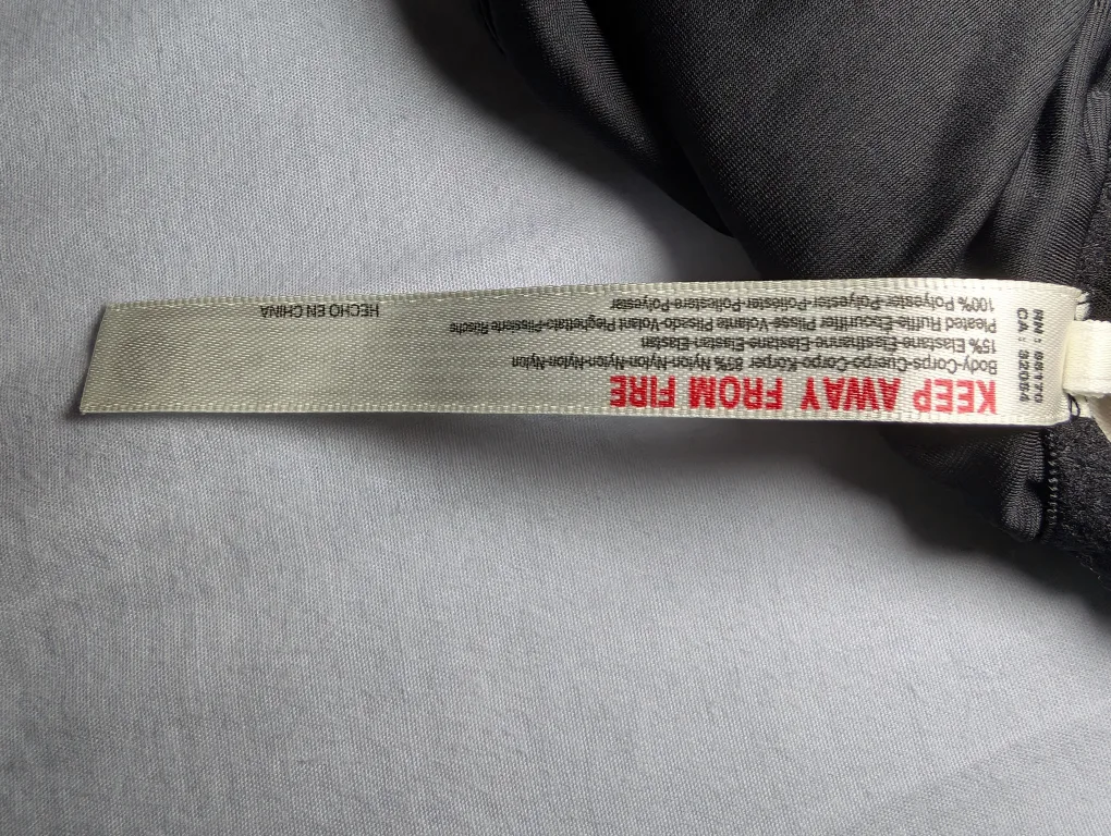 Anthropologie Black Ruffled Skirt - Size M image indicator(8)