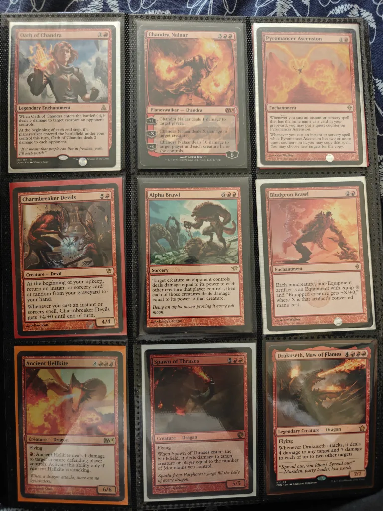 Magic the Gathering Cards Lot (Rare) (Red) thumbnail
