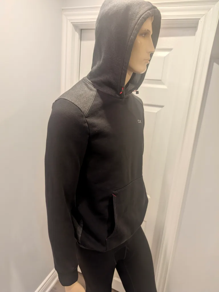 EUC - Men's Calvin Klein Black Hoodie Size S image indicator(6)