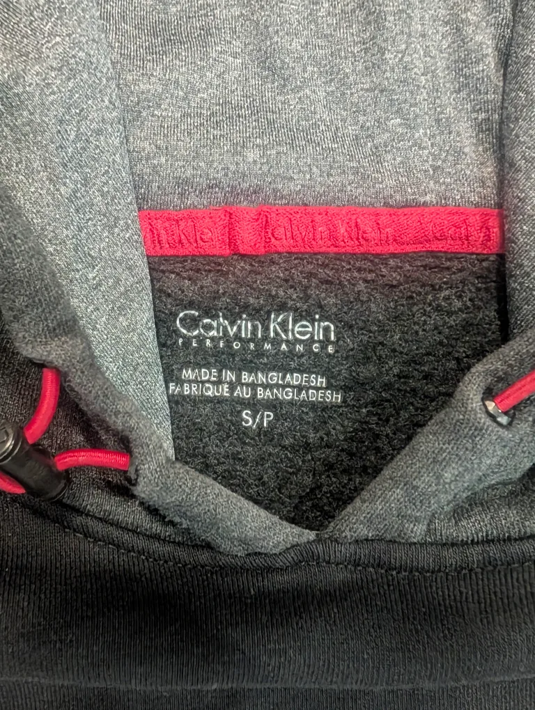 EUC - Men's Calvin Klein Black Hoodie Size S image indicator(9)