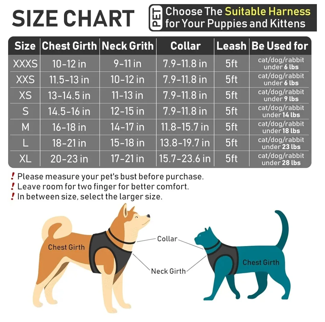 GAMUDA Plaid Pet Harness - Size XL image indicator(2)