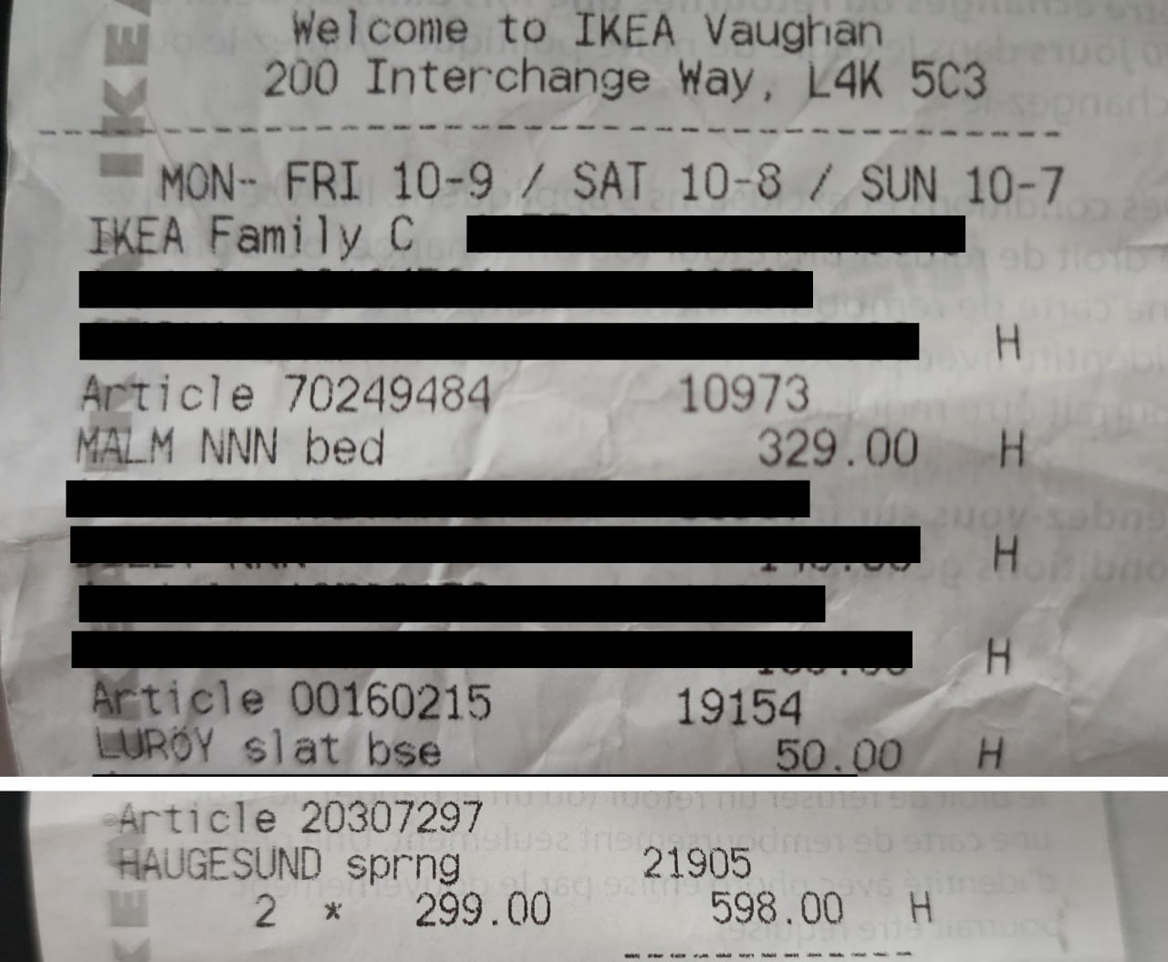 IKEA queen Haugesund Spring Box Mattress and Malm Bed Frame - photo 4