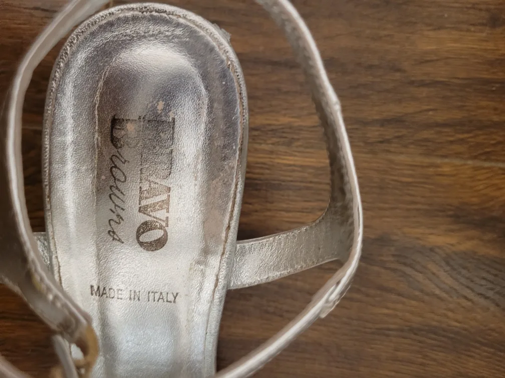 women's Browns  Silver Heels size 9 image indicator(7)