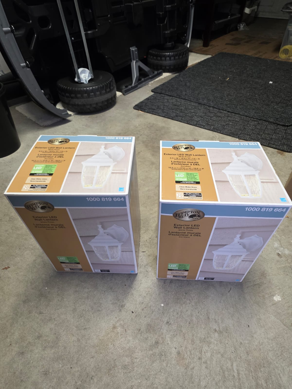Hampton Bay Exterior LED Wall Lanterns