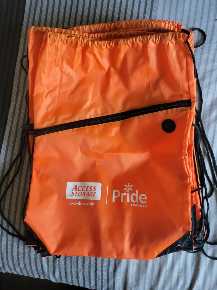 8 Nylon Pride drawstring backpacks thumbnail