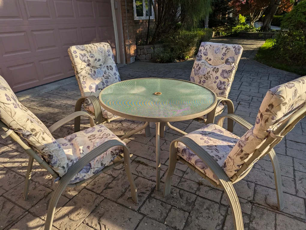 Outdoor Table and Chairs Set thumbnail