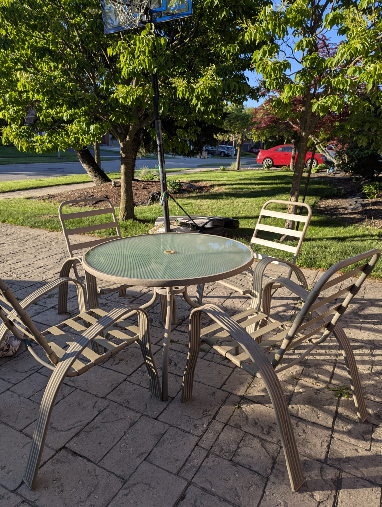 Outdoor Table and Chairs Set - photo 2