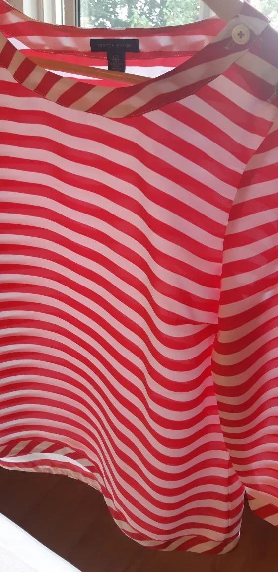 Tommy Hilfiger Striped Blouse - Size L image indicator(5)