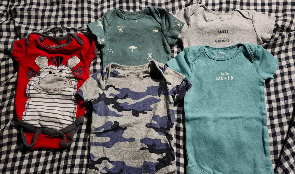Baby Bodysuit Bundle 5 pieces thumbnail