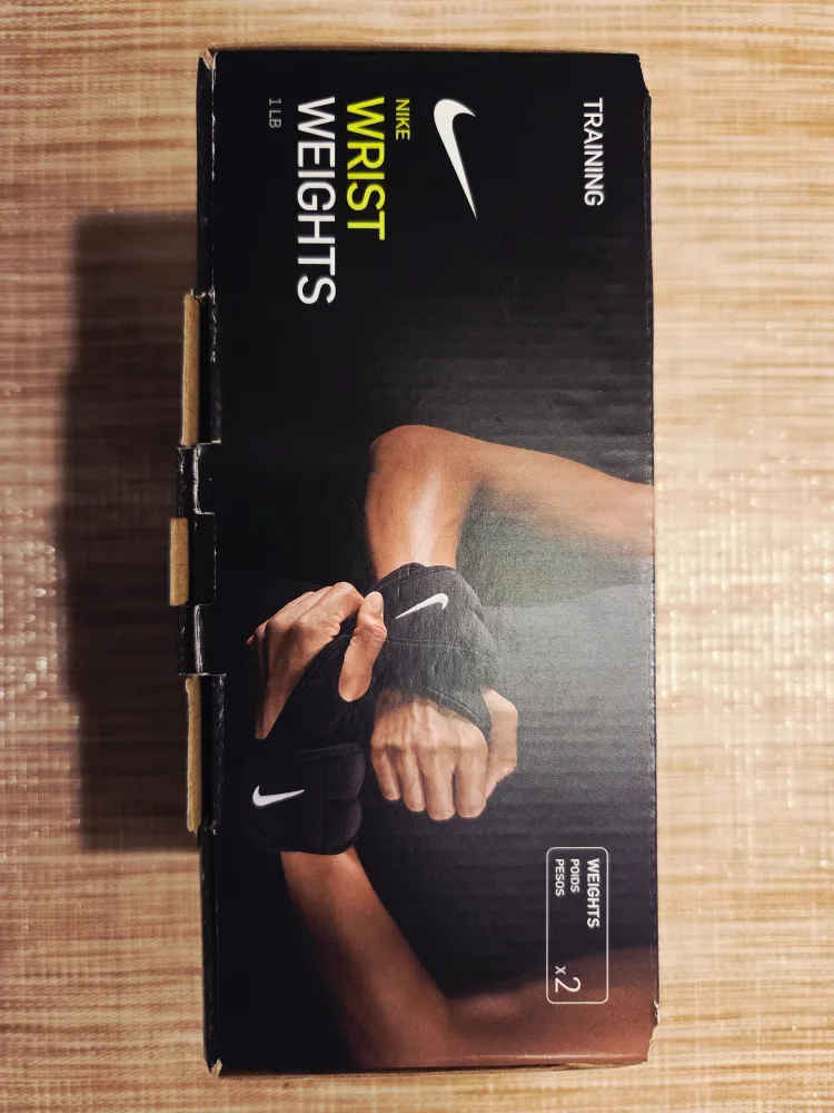Nike 1 lb Wrist Weights, Pair, Home Gym thumbnail