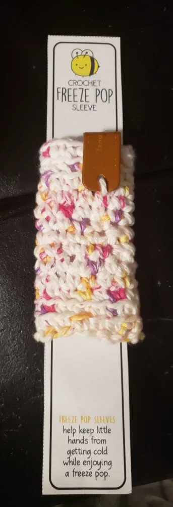 Handmade Crochet Freeze Pop Sleeves thumbnail