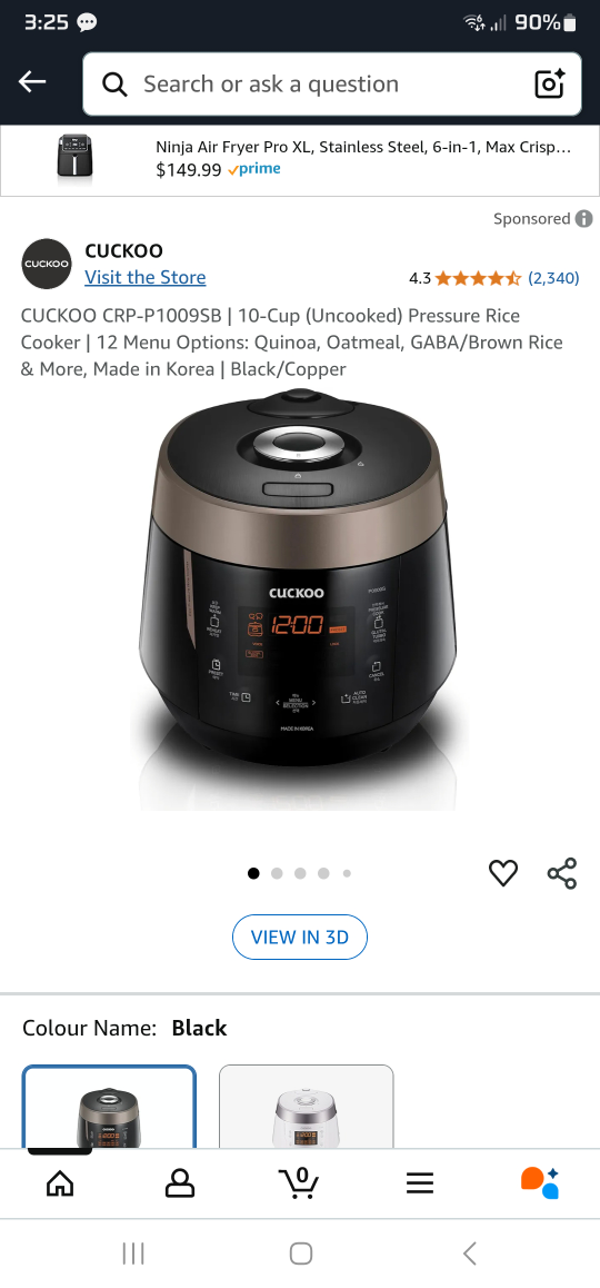 Cuckoo Rice Cooker 10 servings
