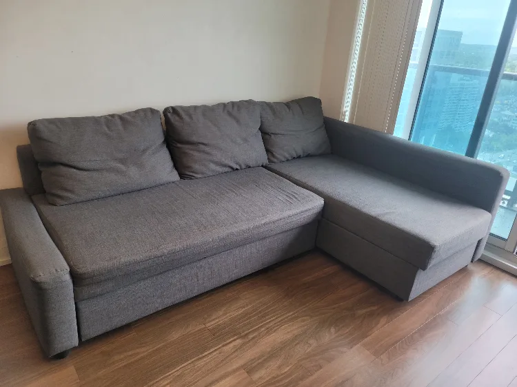 ikea - Grey Sectional Sofa Bed image indicator(2)