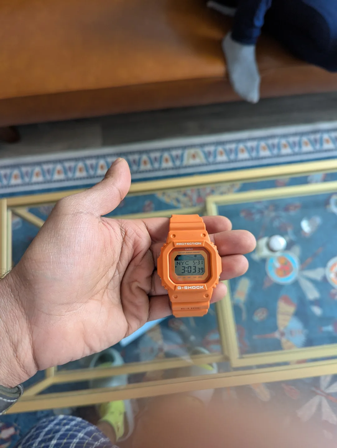 G-Shock Orange Digital Watch thumbnail