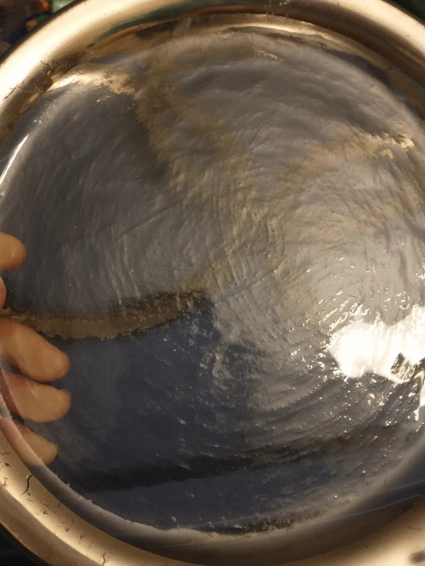 FOUR GOLD RIMMED CLEAR HANDMADE GLASS PLATES image indicator(2)