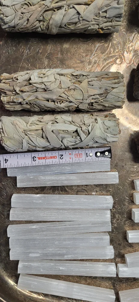 White Sage & Selenite Sticks $5 each thumbnail
