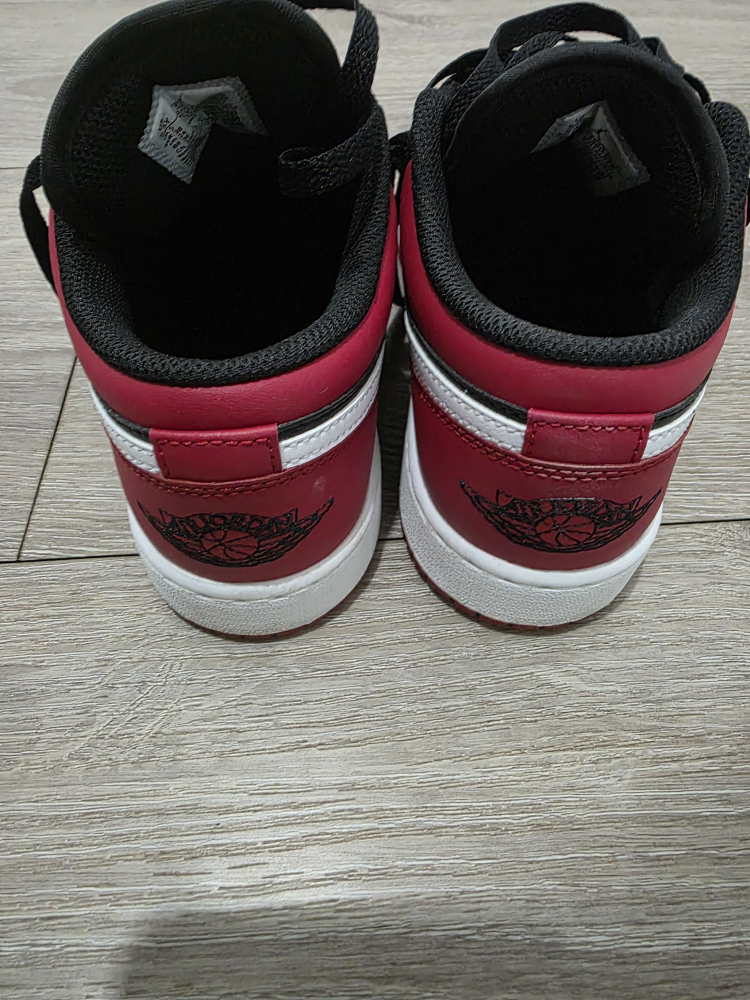 Air Jordan 1 Low Red/Black Sneakers - photo 2