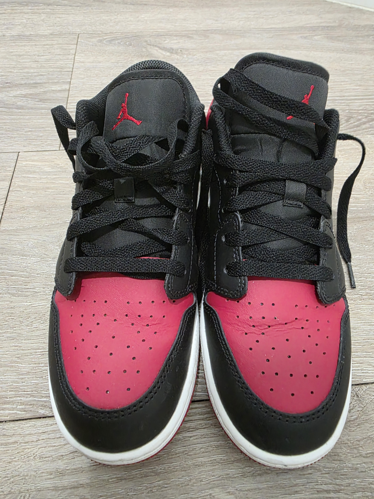 Air Jordan 1 Low Red/Black Sneakers - photo 3