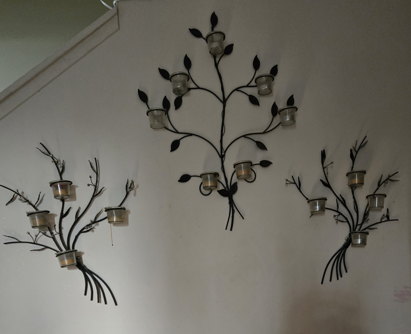 Wall Candle Holders Set