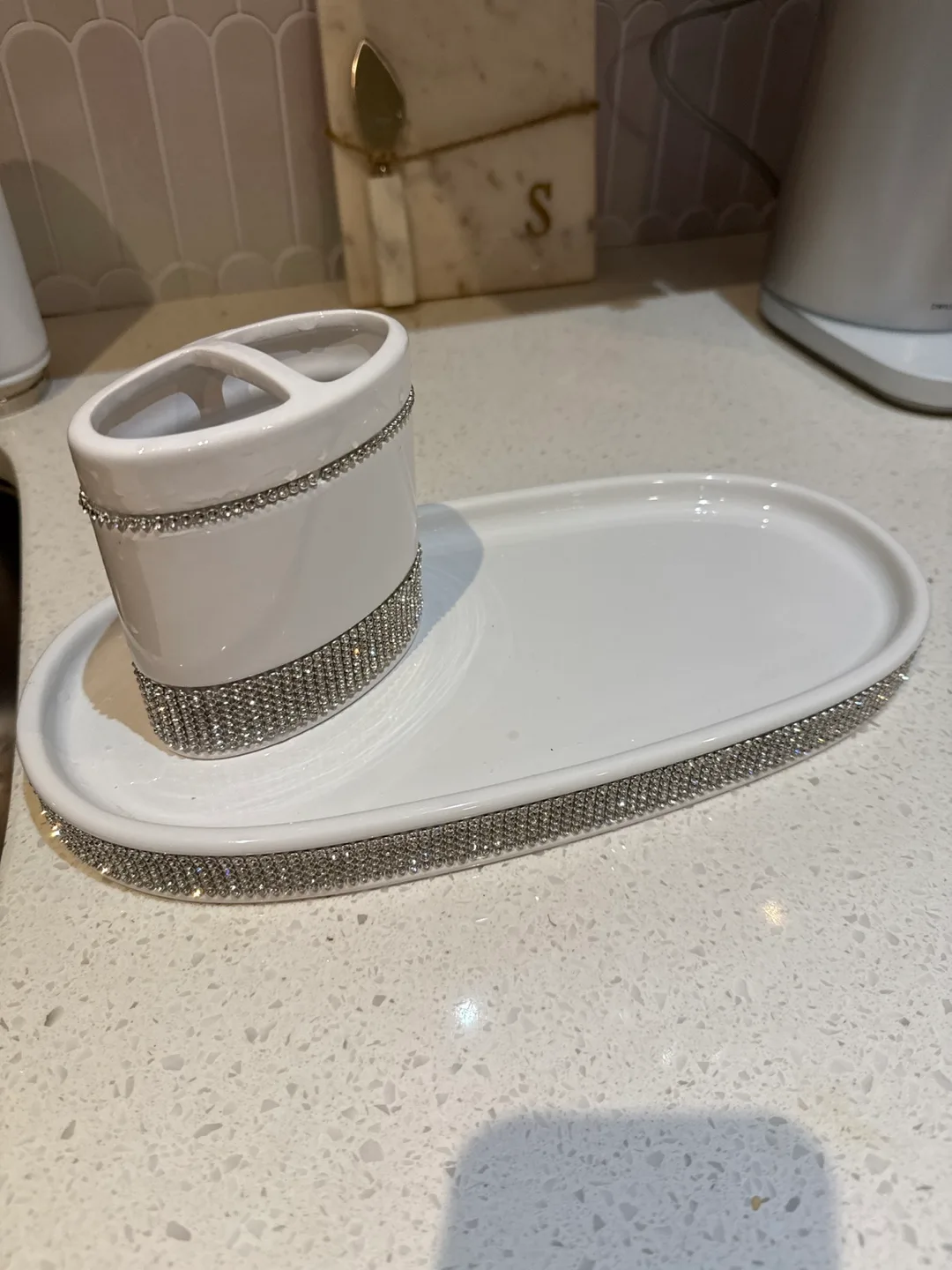 Glitzy bathroom vanity set thumbnail