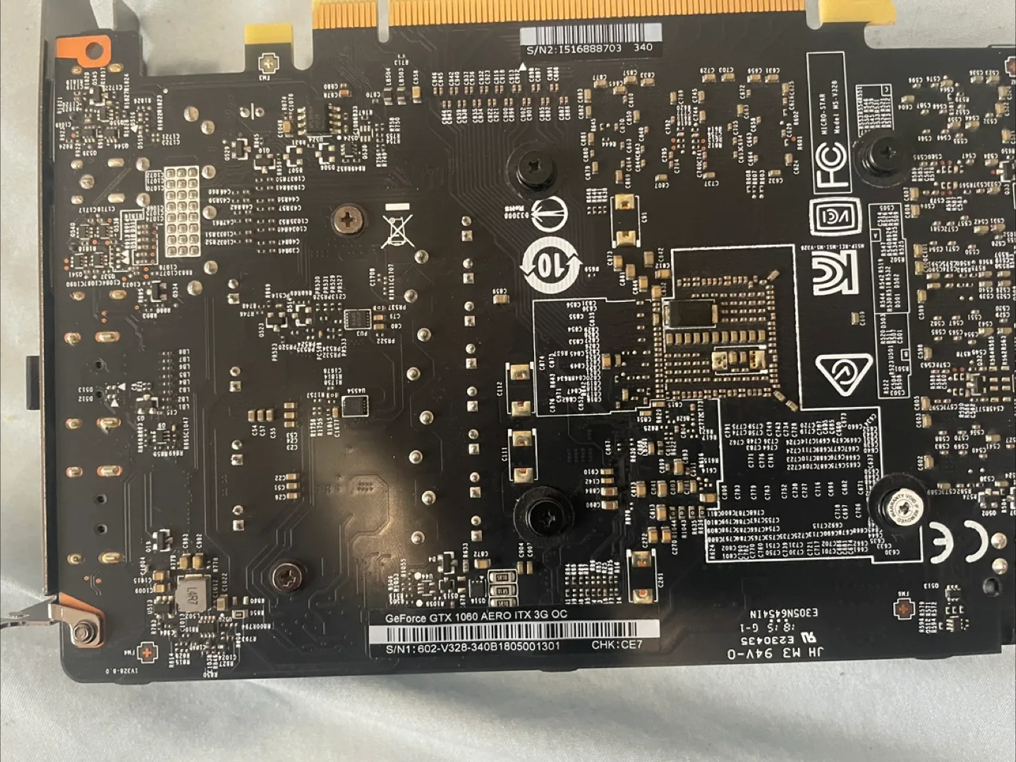 MSI GeForce GTX 1060 Aero ITX 3G OC image indicator(2)
