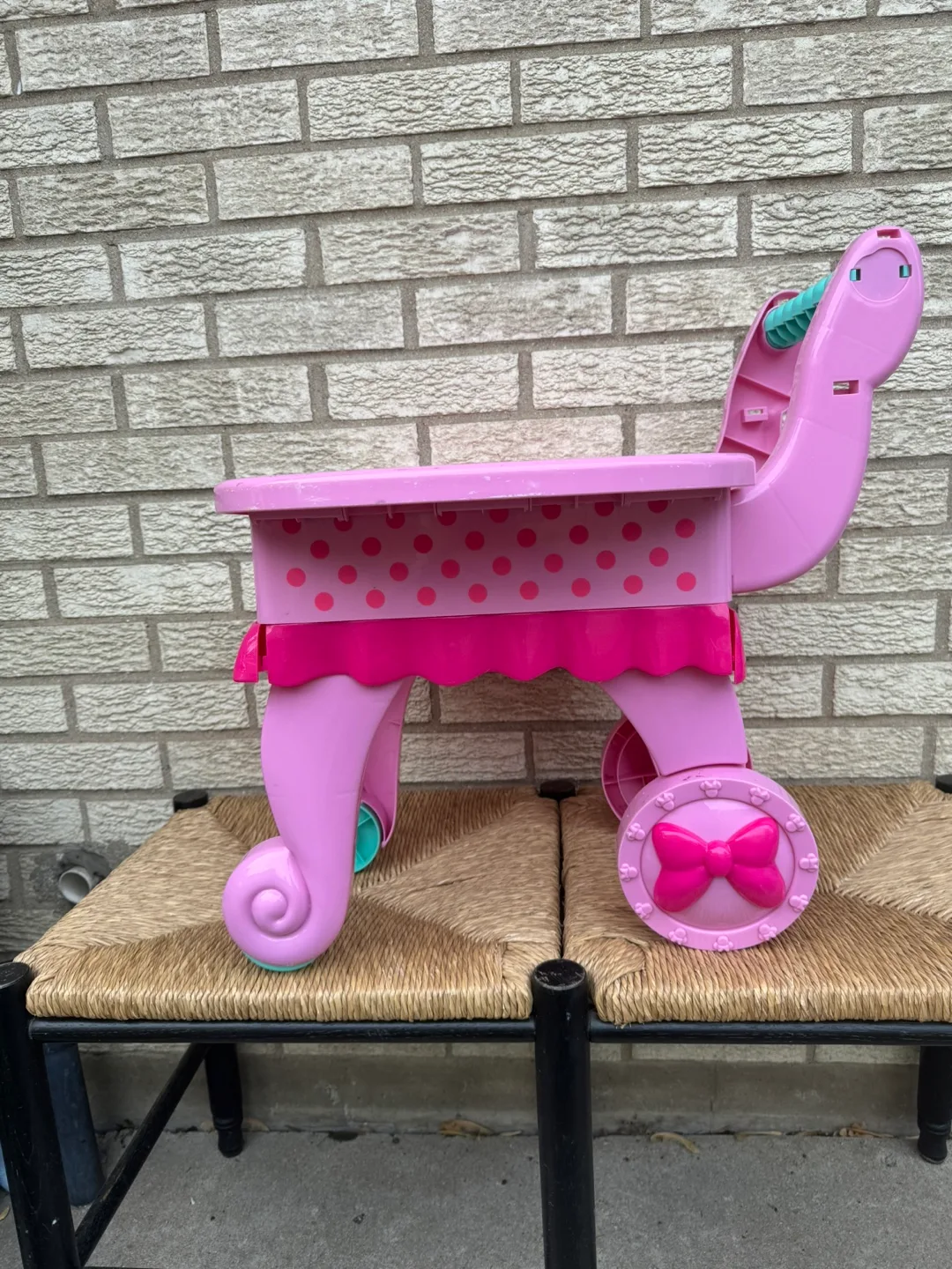 Pink Toy Stroller/Walker thumbnail