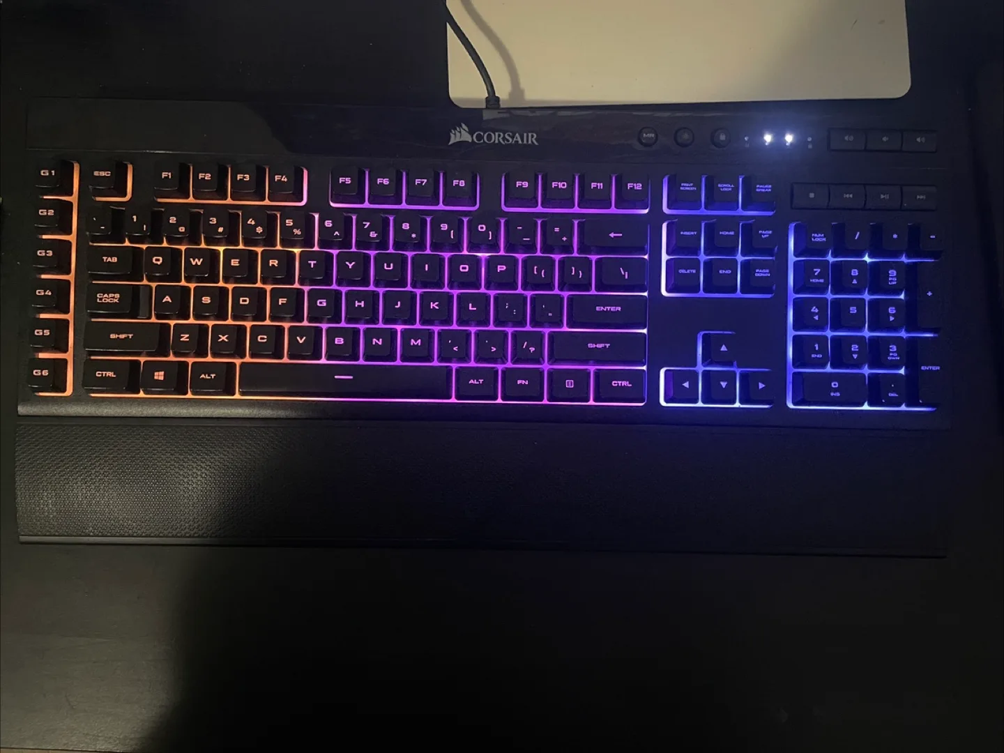 *MEMBRANE-CLICKY* Corsair K55 RGB Gaming Keyboard thumbnail