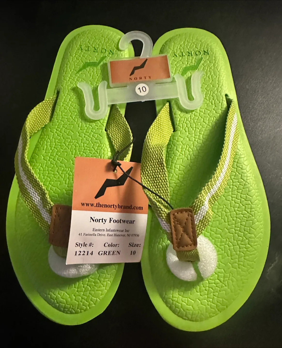 💚NORTY Green Flip Flops image indicator(4)