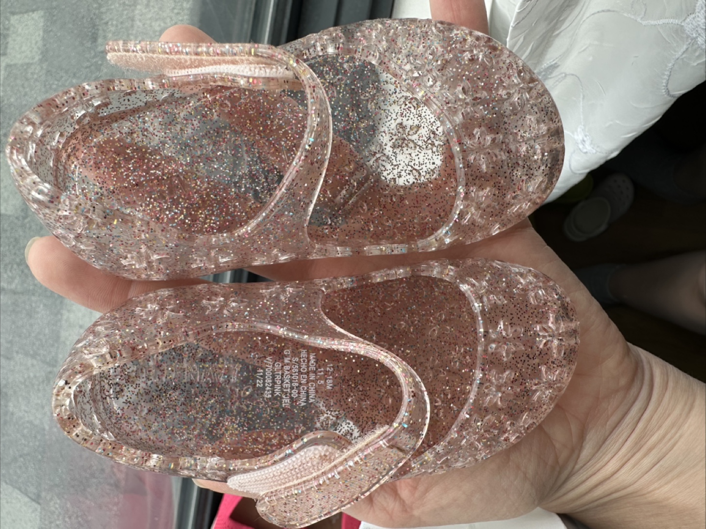 Sparkly Baby Shoes -size 4 - photo 2