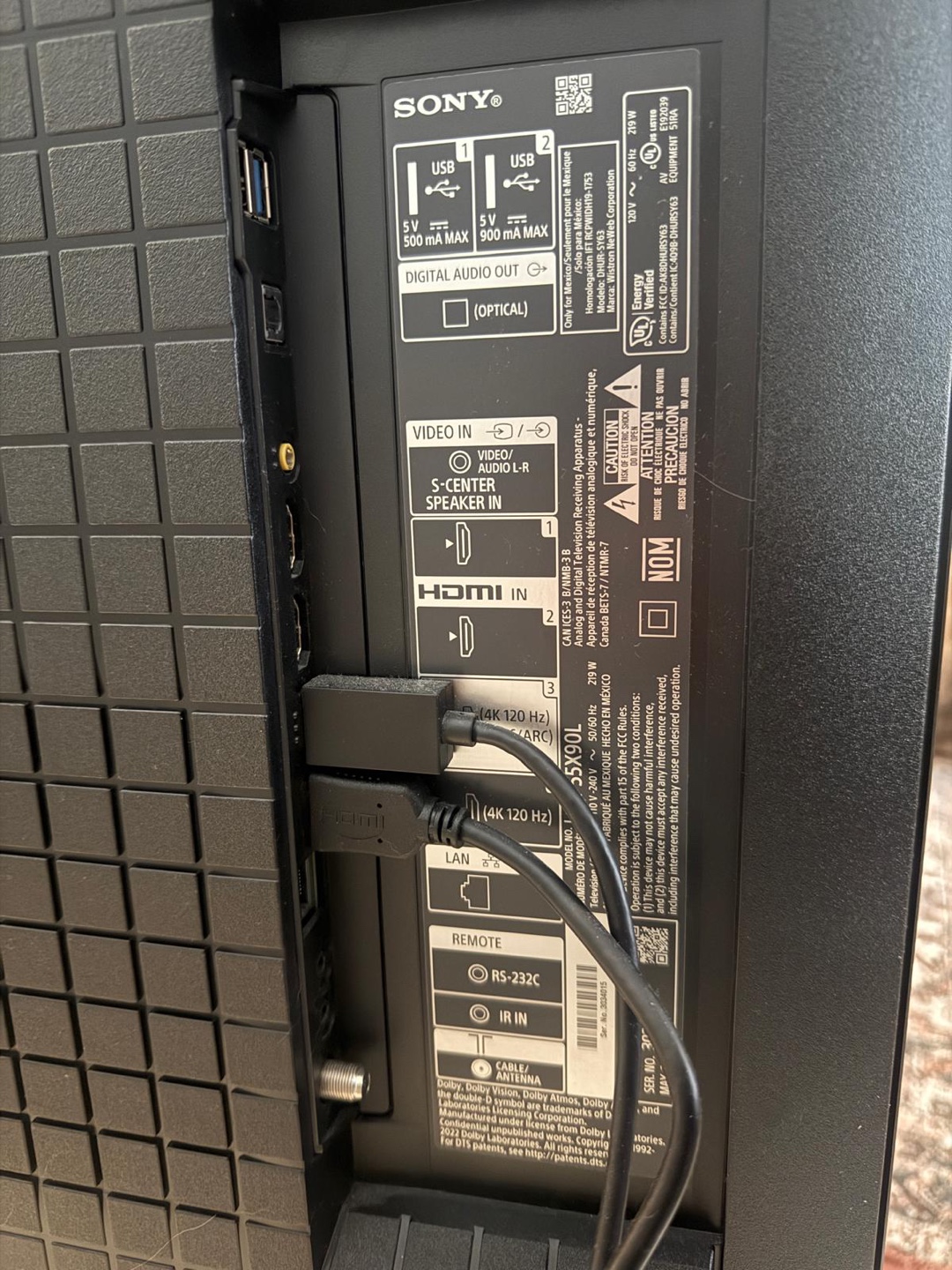 Sony XR-55X90L Television - photo 2