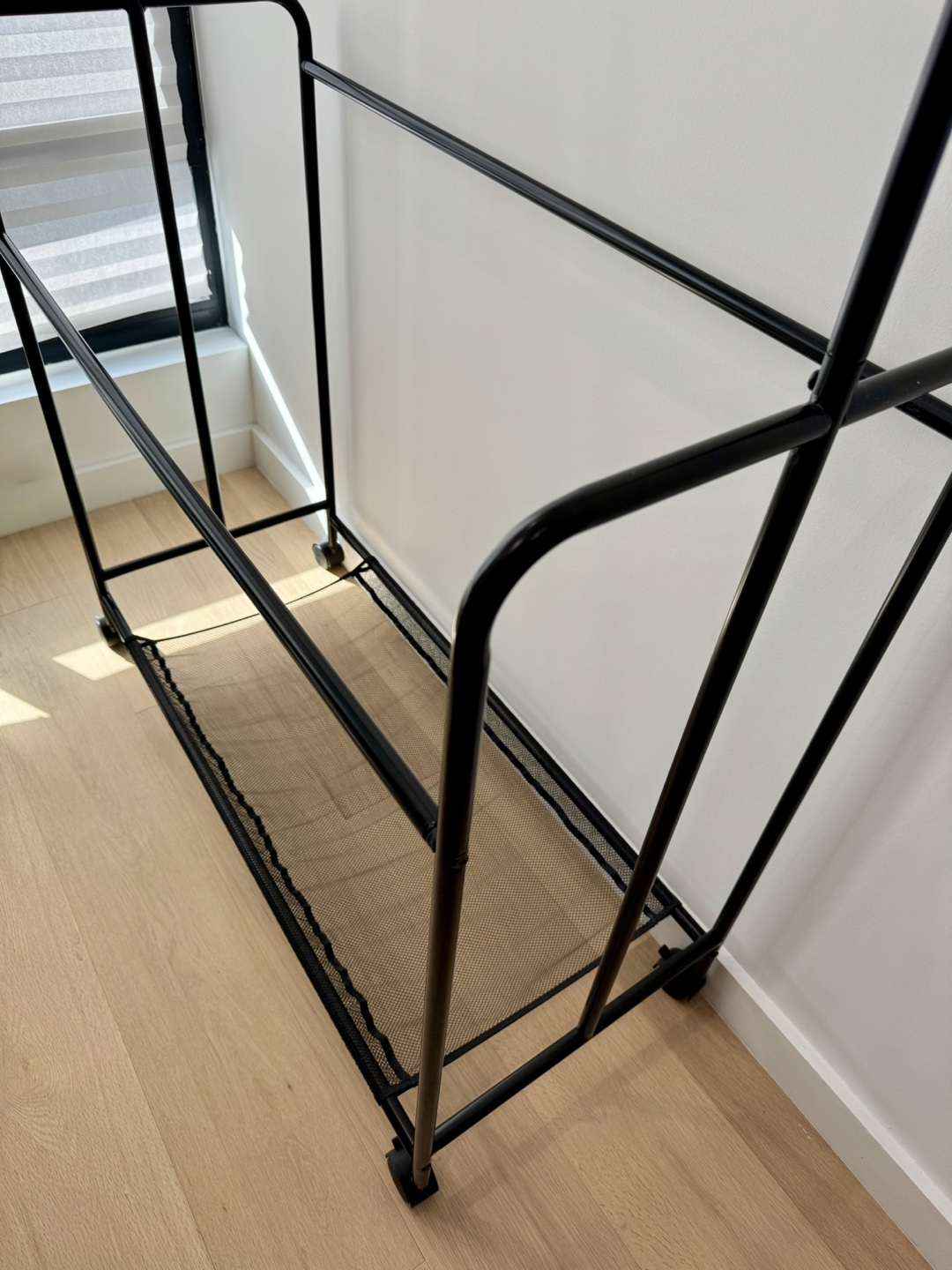 Black Rolling Garment Rack - photo 2